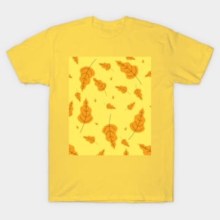 Autumn Leaves Pattren T-Shirt